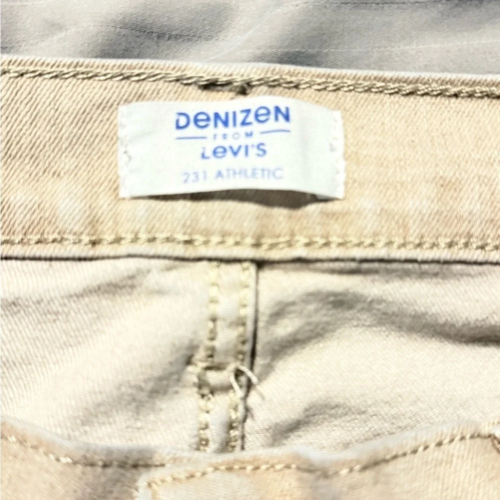 DENIZEN from Levi's MENS 231 slim khaki denim jeans 38